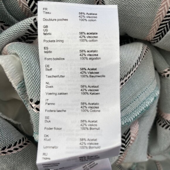 Maje Womens Striped Pandora Jumpsuit Size 38 Casual Chic Bohemian Minimalist - Picture 12 of 15